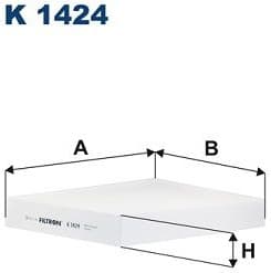 Filter, cabin air K 1424