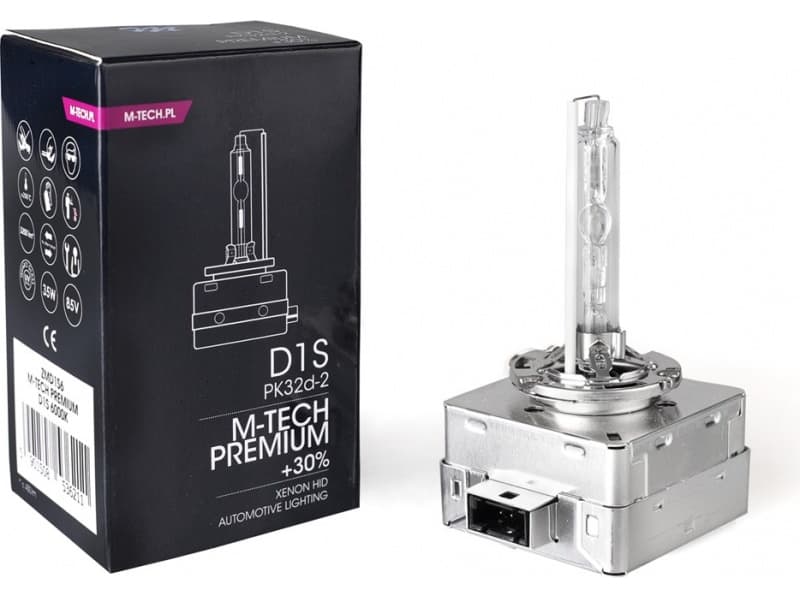 Lemputė M-TECH Xenon D1S, 6000K - D1S-6000-PREM (M-TECH) - Autoera