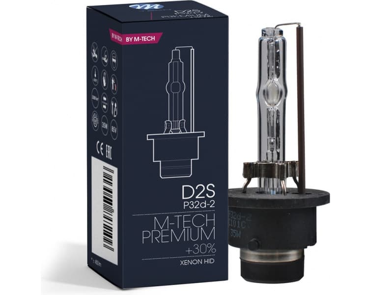 Lemputė M-TECH Xenon D2S, 8000K - D2S-8000-PREM (M-TECH) - Autoera