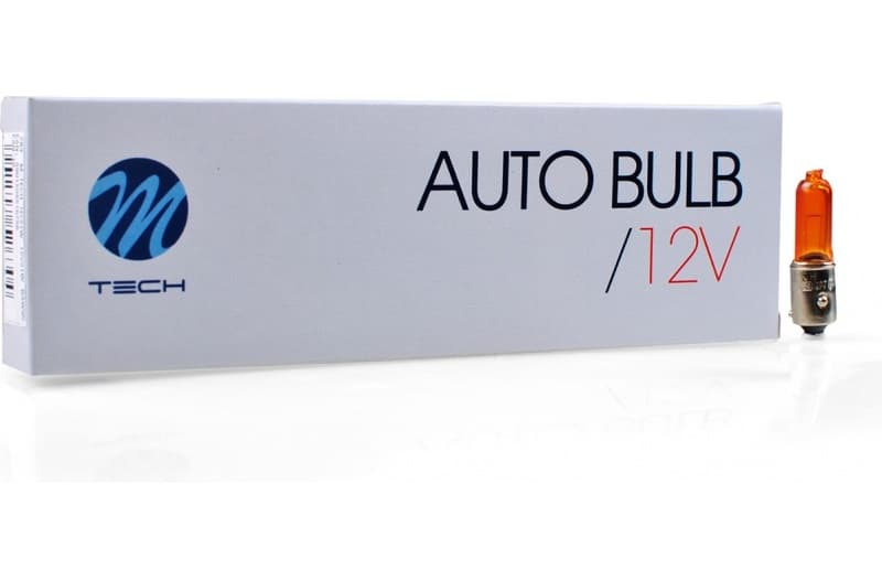 Lemputė M-TECH halogeninė HY21W 12V Geltona - HY21W-MTH-GELT