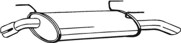 Rear Muffler 185-321
