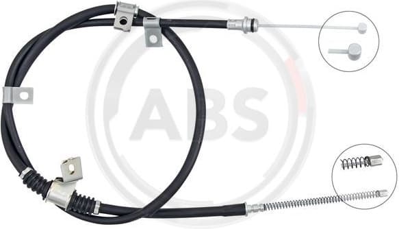 Cable Pull, parking brake K10219