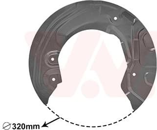 Splash Guard, brake disc 0627372