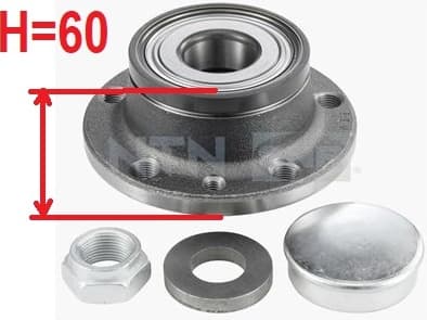 Bearing wheel R14124