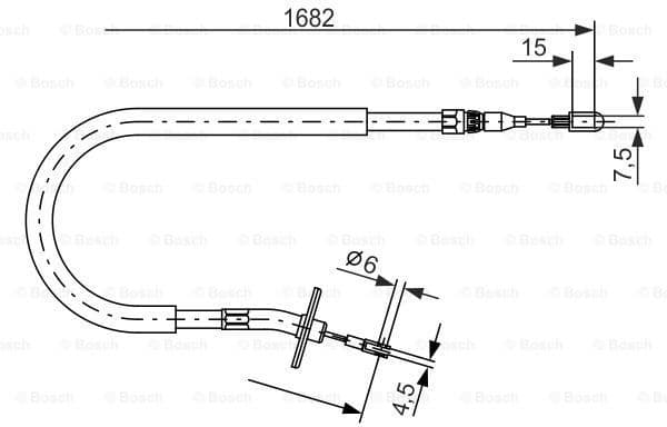 Cable Pull, parking brake 1987477703