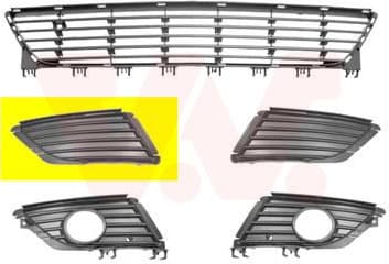 Ventilation Grille, bumper ** Equipart ** 3779592