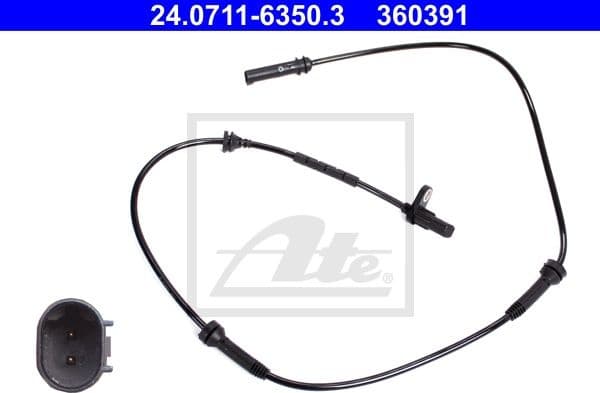 Sensor, wheel speed 24.0711-6350.3