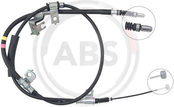 Cable Pull, parking brake K17536