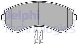 Brake Pad Set, disc brake LP1462