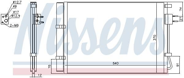 Condenser, air conditioning ** FIRST FIT ** 940636