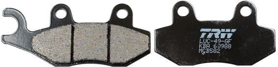 Brake Pad Set, disc brake Organic Allround MCB582