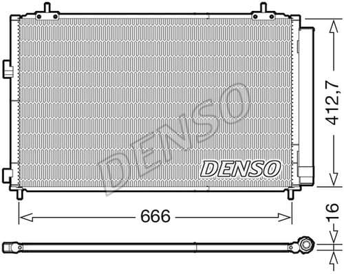 Condenser, air conditioning DCN50059