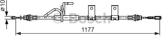 Cable Pull, parking brake 1987482404