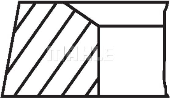Piston Ring Set 00136N0 - image 2
