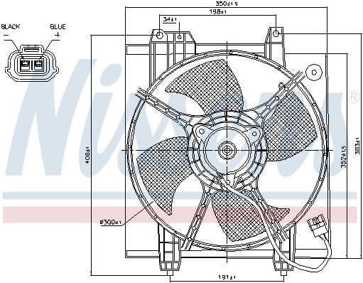 Fan, engine cooling 85494