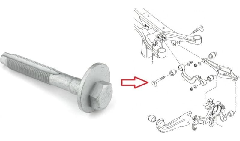 Bolt eccentric WHT000227