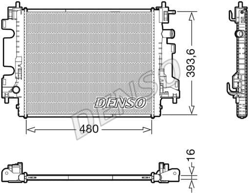 Radiator, engine cooling DRM23113