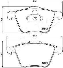 Brake Pad Set, disc brake 50-00-0349 - image 2