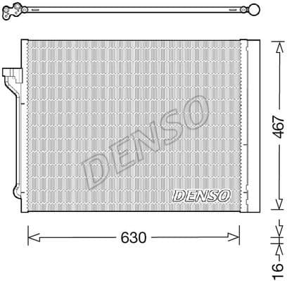 Condenser, air conditioning DCN05029