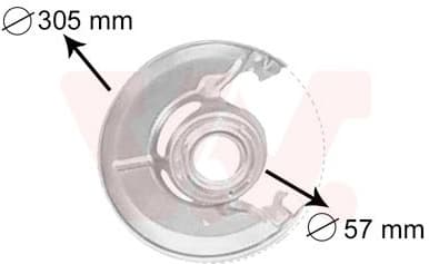 Splash Guard, brake disc 3010371