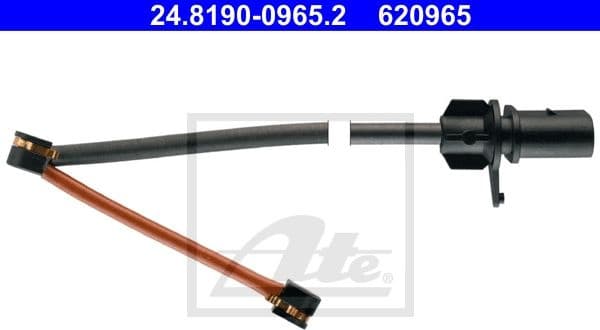 Warning Contact, brake pad wear 24.8190-0965.2