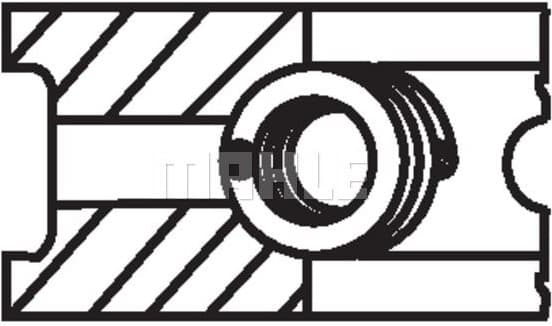 Piston Ring Set 08232N0 - image 3