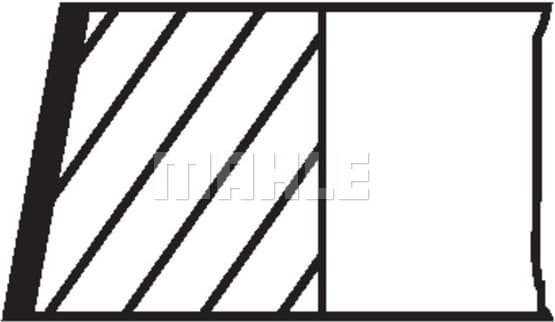 Piston Ring Set 00406N0 - image 2