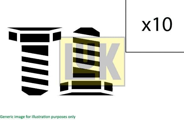 Screw Set, flywheel 411013312 - image 2