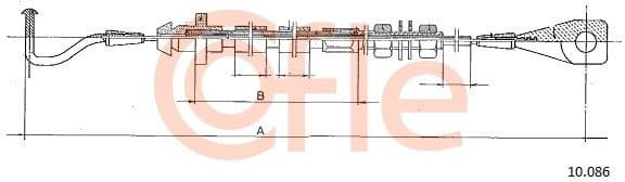 Accelerator Cable 10.086