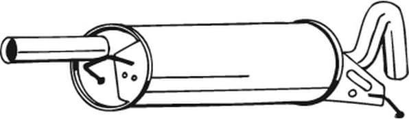 Rear Muffler 233-117