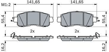 Brake Pad Set, disc brake 0 986 424 638 - image 7