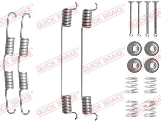 Accessory Kit, brake shoes 105-0724R