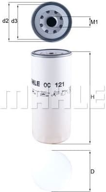 Oil Filter OC121