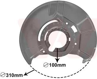 Splash Guard, brake disc 0640372