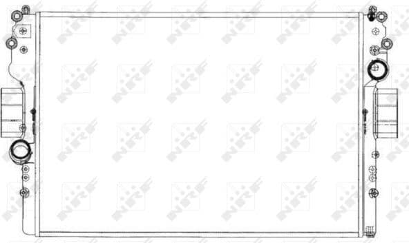 Radiator, engine cooling 53614