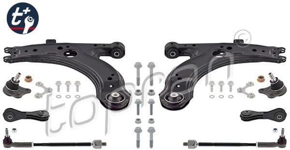 Control/Trailing Arm Kit, wheel suspension t+ 115 802