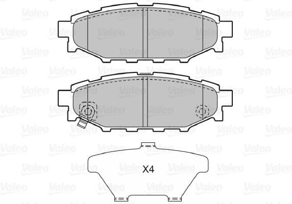 Brake Pad Set, disc brake 598929 - image 2