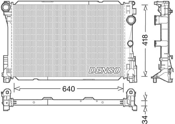Radiator, engine cooling DRM17049