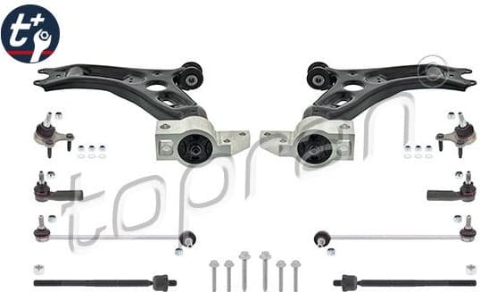 Control/Trailing Arm Kit, wheel suspension t+ 115 799