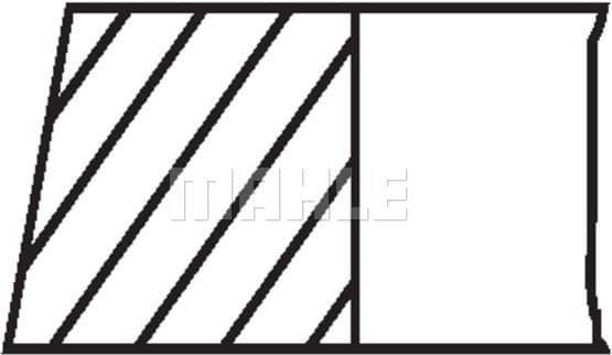 Piston Ring Set 03082N0 - image 2