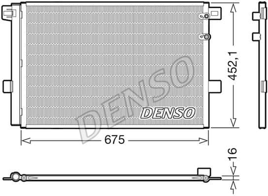 Condenser, air conditioning DCN32065