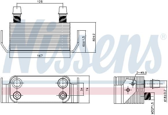Oil Cooler, automatic transmission 91178 - image 5