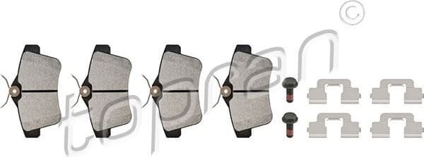 Brake Pad Set, disc brake 722 832