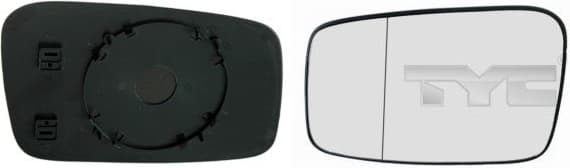 Mirror Glass, exterior mirror 338-0006-1