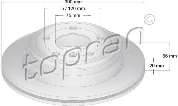 Brake Disc COATED 503 014