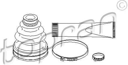 Bellow Kit, drive shaft 207 493
