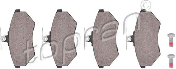 Brake Pad Set, disc brake 103 529