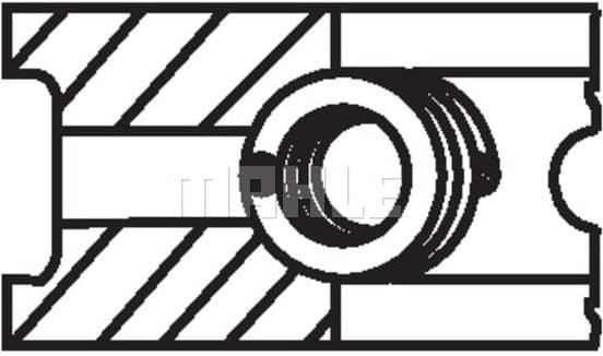 Piston Ring Set 029 52 N0 - image 3