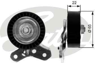 Deflection/Guide Pulley, V-ribbed belt DriveAlign™ T36106