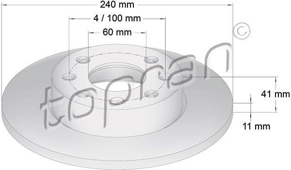 Brake Disc 206 122